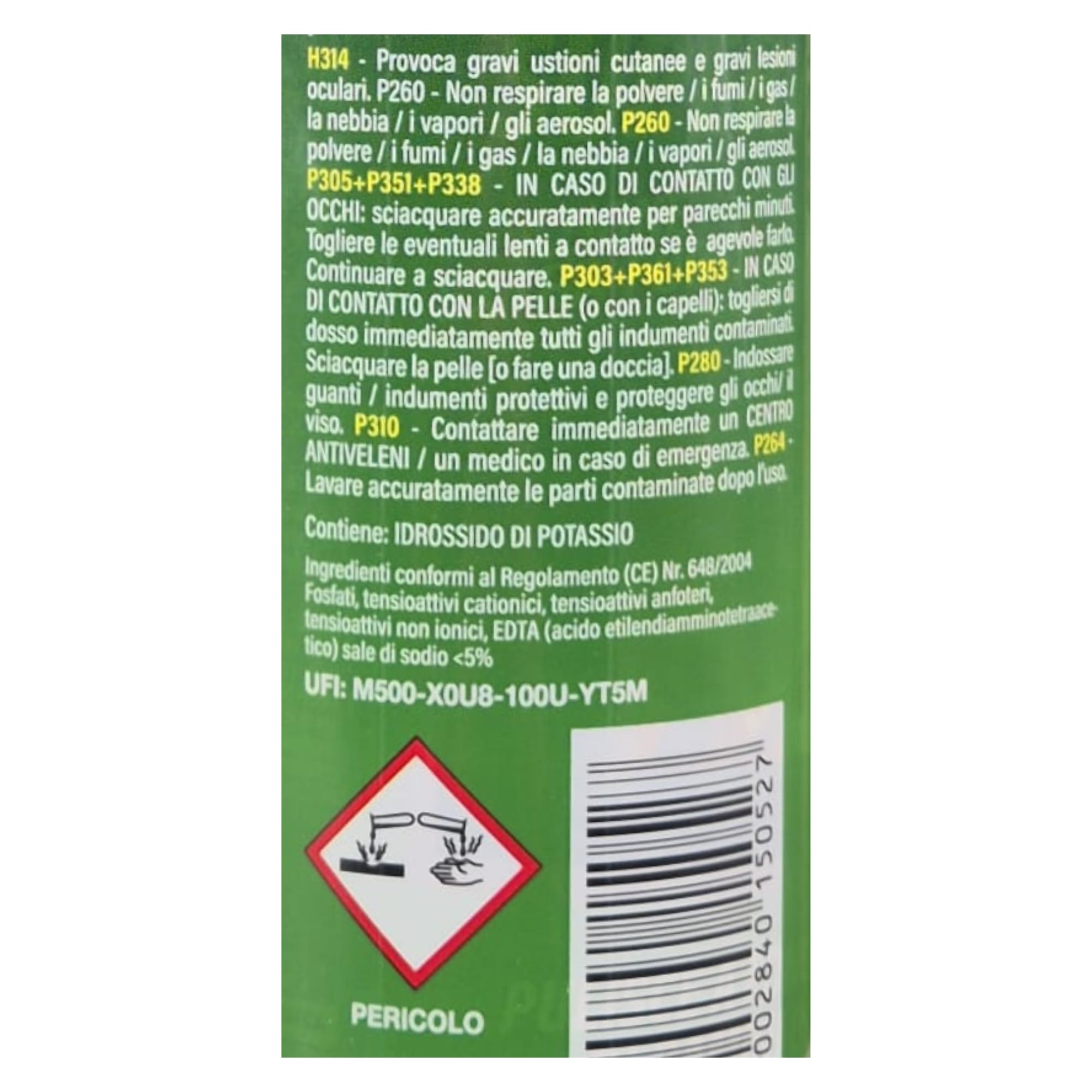 Supervetro Ideale per la Pulizia del Vetro e degli Inserti di Camini e Stufe, Confezione da 1 Spruzzatore e 1 Ricarica da 500ml (6 Unità)