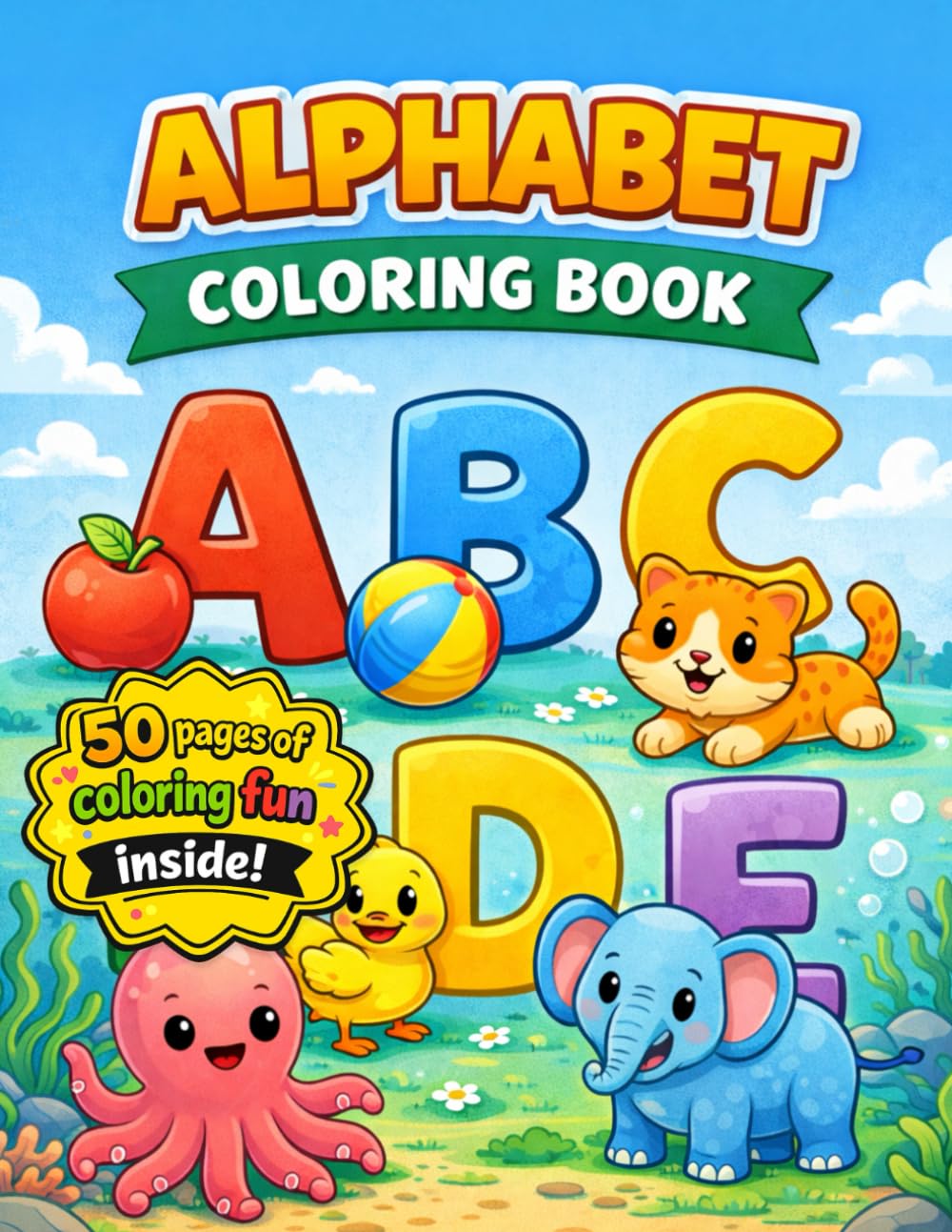 Alphabet Coloring Book: For Toddlers & Preschoolers (Muskoka Little Learners Coloring Book Series)
