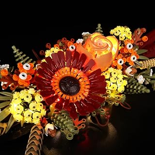 LED Light kit for 10314 Dried Flower Centerpiece - ONLY Light Kit Included, Lighting for Lego 10314 Botanical Collection Building Block Model