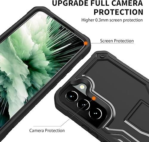 Miniatura 70 de DUOPAL Funda para Samsung Galaxy S22 Ultra 5G (no es compatible con teléfonos no Plus o Plus), protección de grado militar a prueba de golpes, Negro