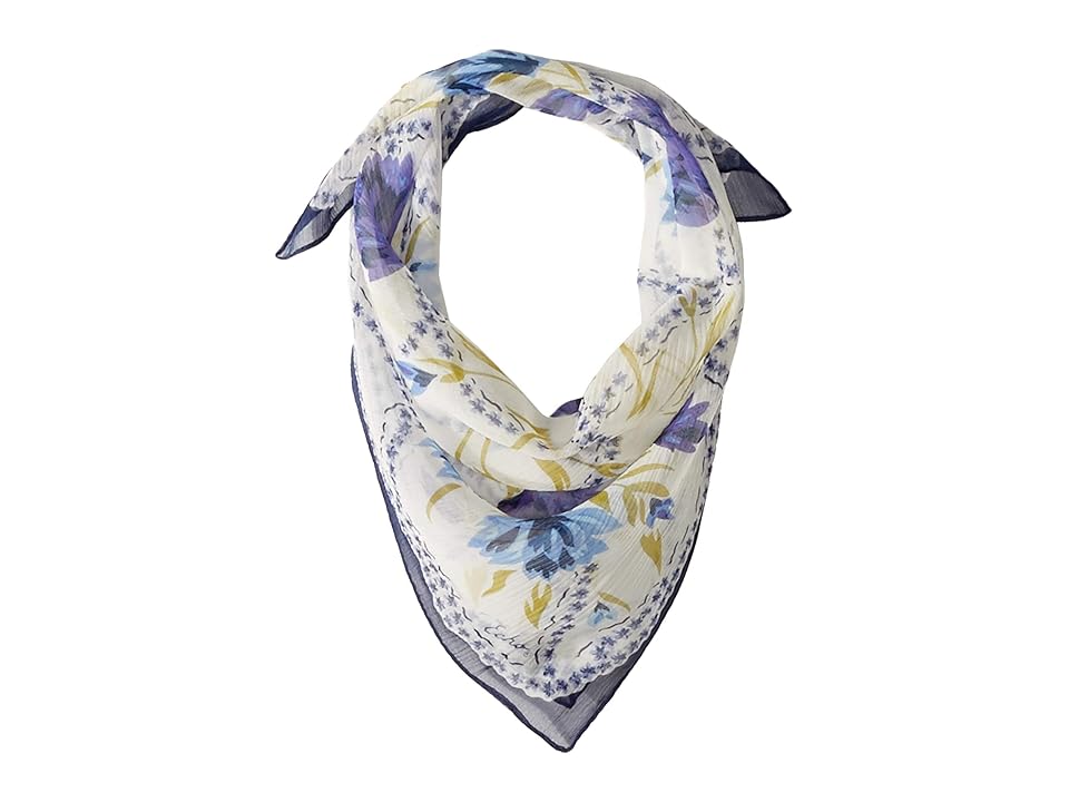 

Echo Design Floral Lattice Silk Square Scarf (Navy) Scarves