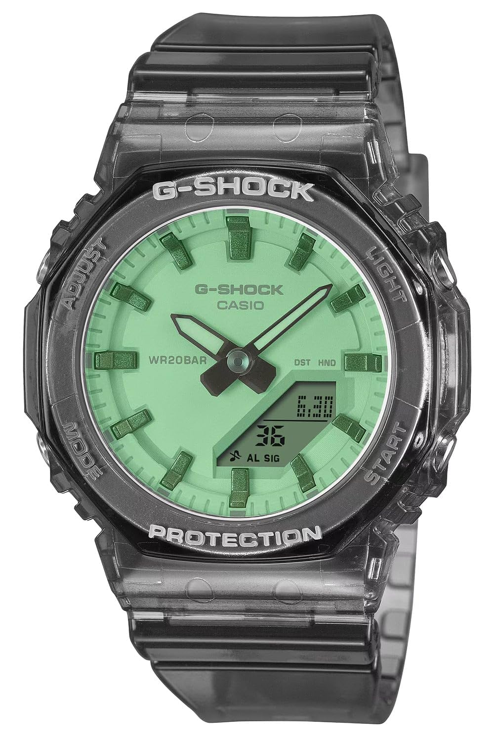 Casio Montre Mixte GMA-P2100SR-1AER fini les rayures avec ce boîtier ultra robuste