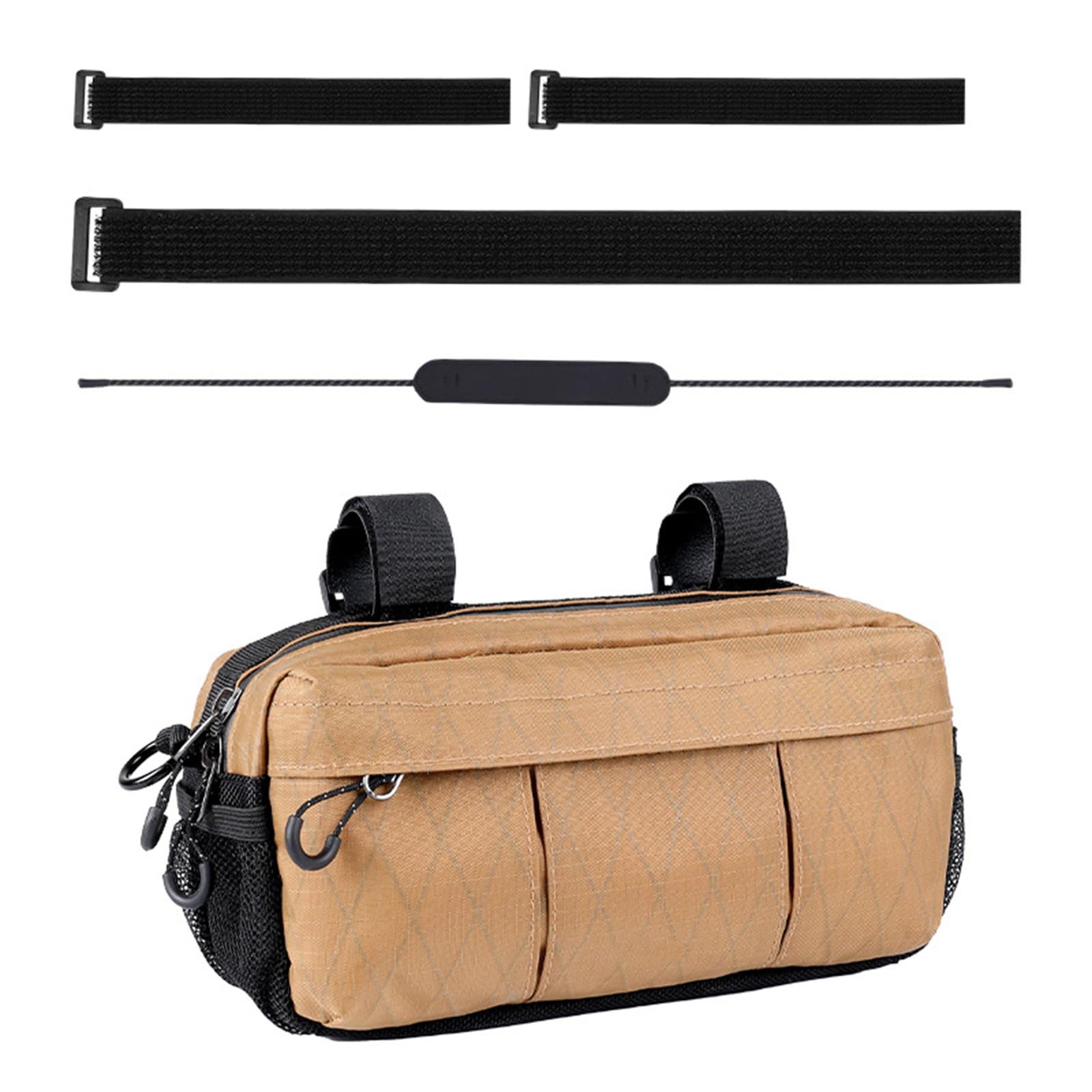 Borsa impermeabile per manubrio bici da strada, anteriore leggera, per mountain bike, moto, grande capacità di stoccaggio