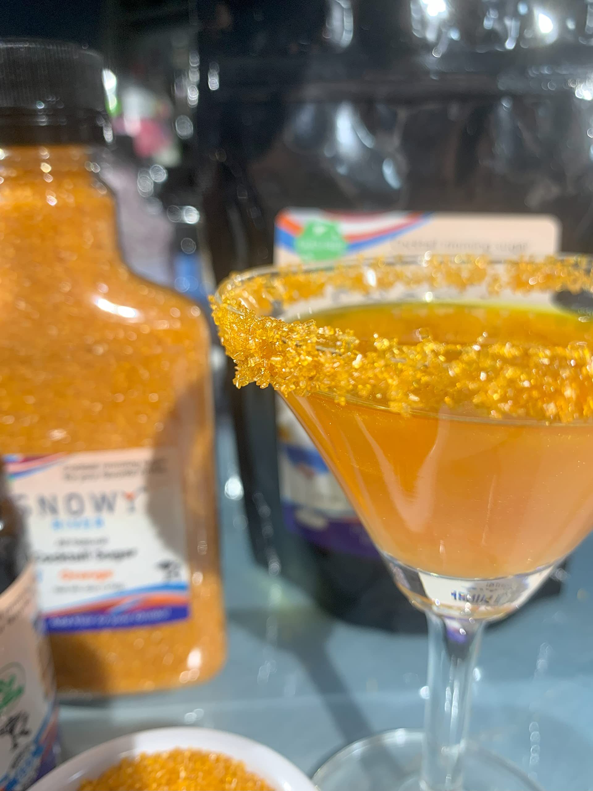 Snowy River Orange Cocktail Sugar - Rimming & Decorating -2 Snowy River Orange Cocktail Sugar - Rimming & Decorating -2