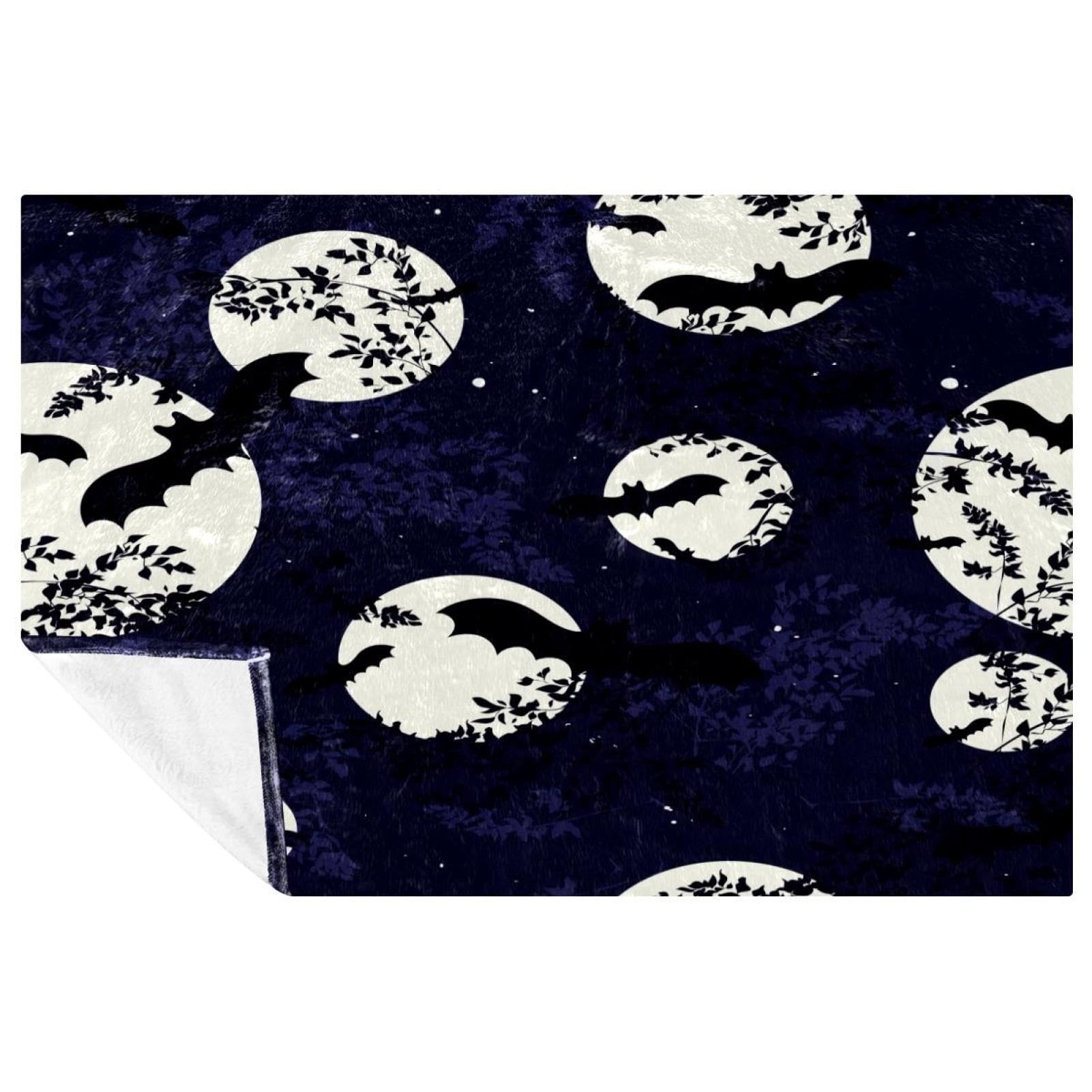 Couverture Halloween chauve-souris le cadeau réconfortant pour lit et plaid