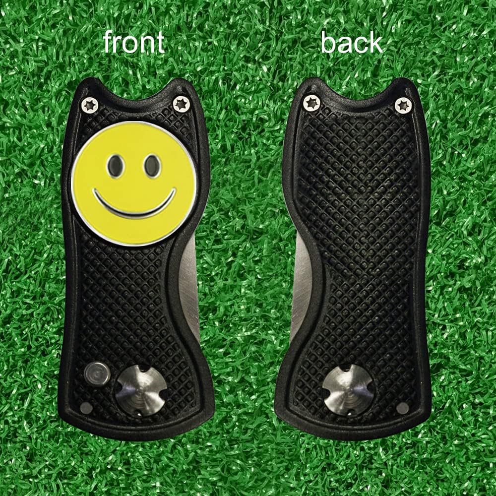 review PINMEI Foldable Golf Divot Repair Tool with Golf Ball Marker