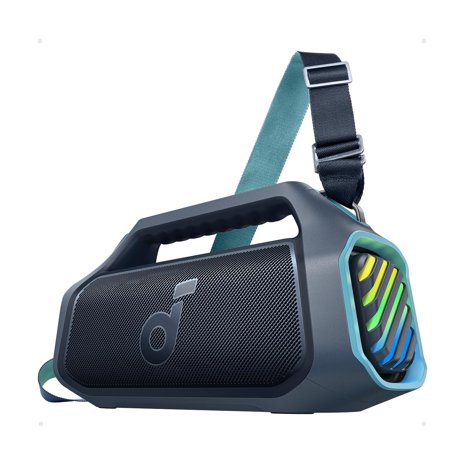 soundcore Anker Boom 2 Plus Outdoor Speaker, Bluetooth Speaker with 140W, 2+2 Channel, BassUp 2.0, 20H, Fast Charge, IPX7 Waterproof, RGB Lights, USB-C, Power Bank, for Camping, Beach, GardenClimatePartner certified