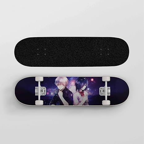 Amazon Co Jp 東京喰種トーキョーグールフルフィートクルーザーデッキ ロングボードスケートボード31 X8 アニメスケートボード 四輪 スケートボード 10代の子供に適しています スポーツ アウトドア