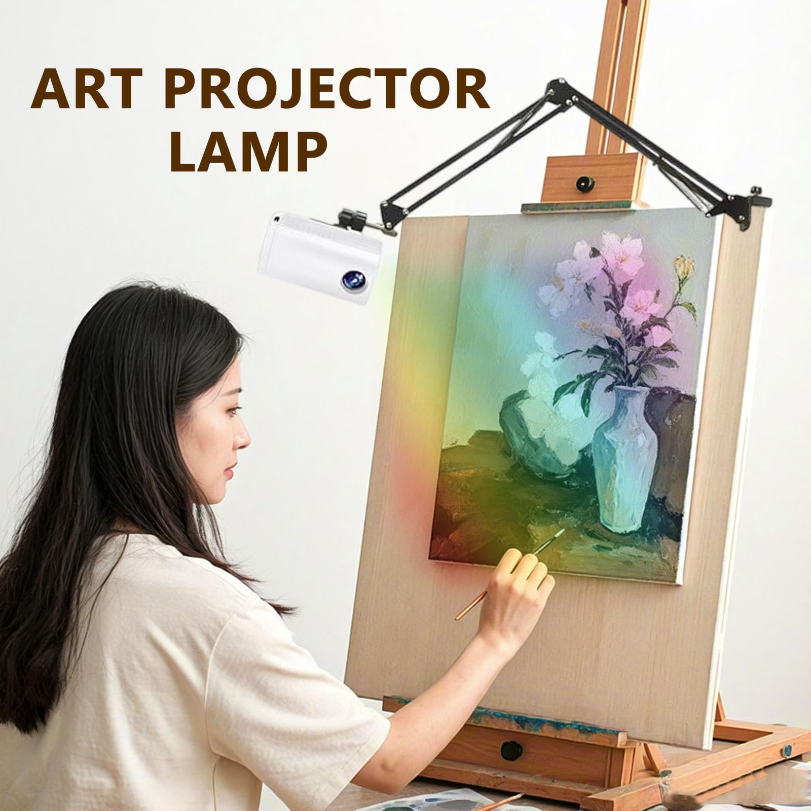 Buhelyc Lampe de Projection d'art Portable Projecteur de Dessin Outil Assistant de Dessin pour Le TraçAge de Peinture