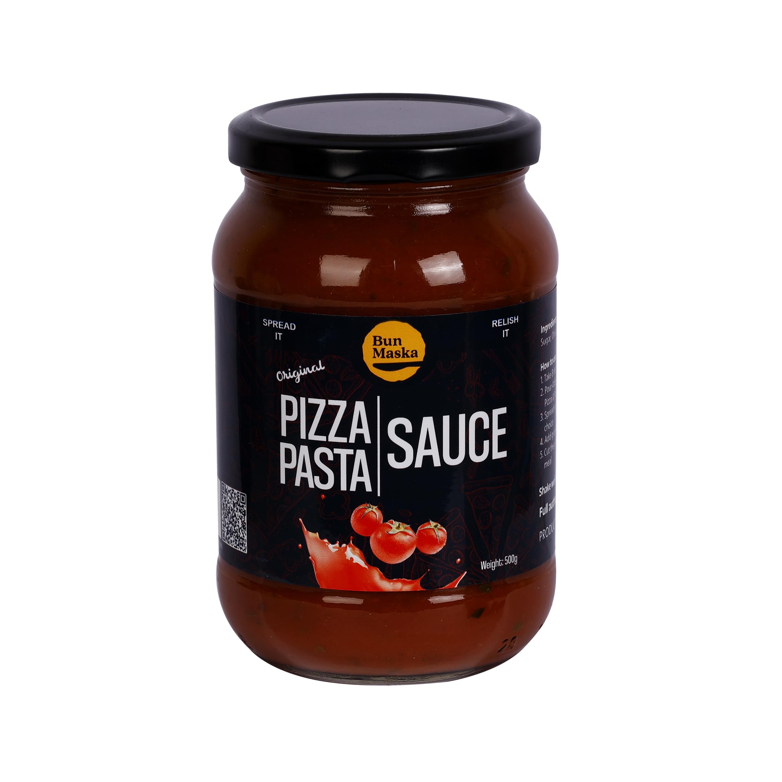 Bun Maska Original Pizza & Pasta Sauce|Ready To Eat Healthy Food|Made With Fresh Tomatoes|No Added Preservatives, Colors & Flavours (500 Gram) (B09X78G43Z) Amazon Price History, Amazon Price Tracker