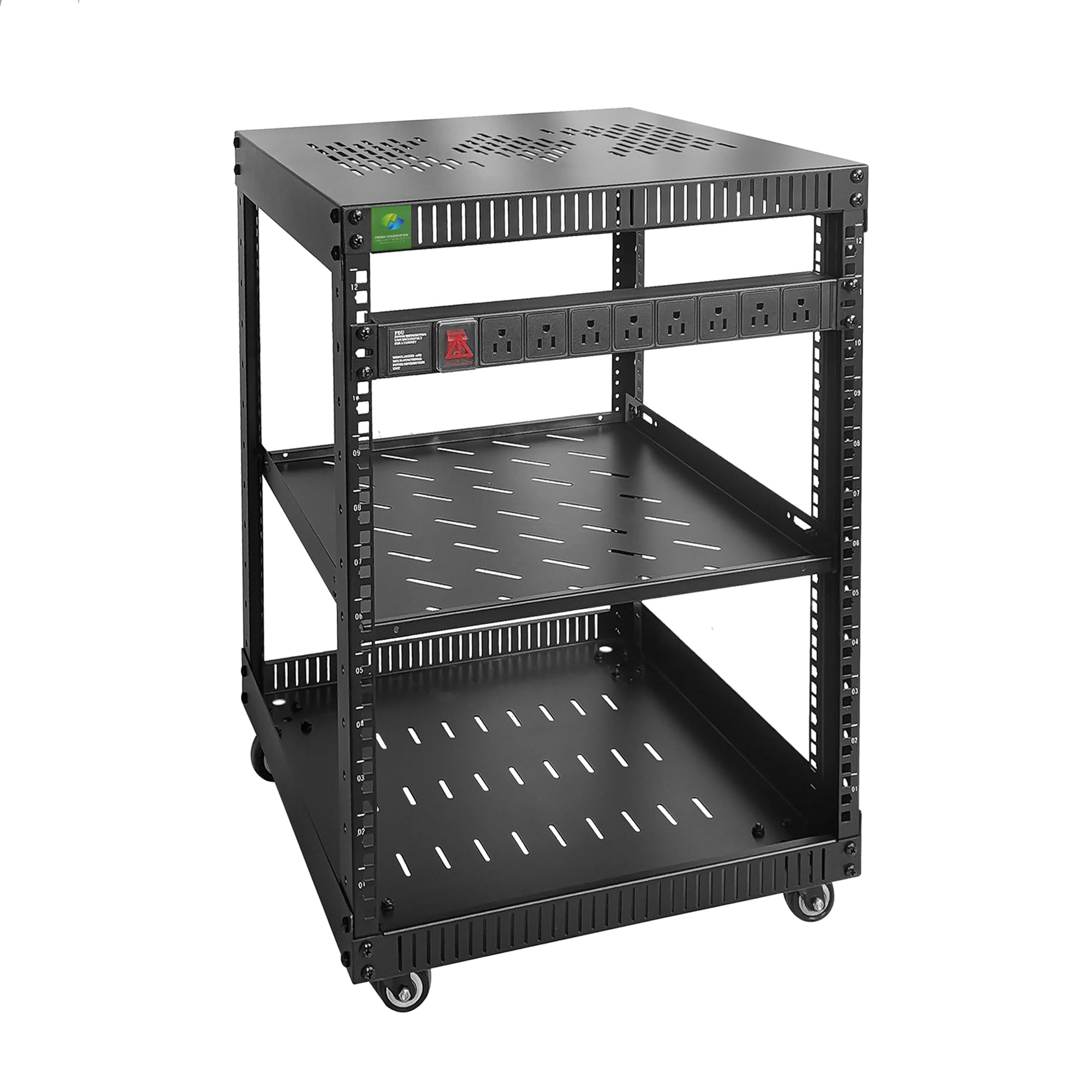 Amazon.com: RIVECO 12U Network Rack with Reinforced Top Cover - 4