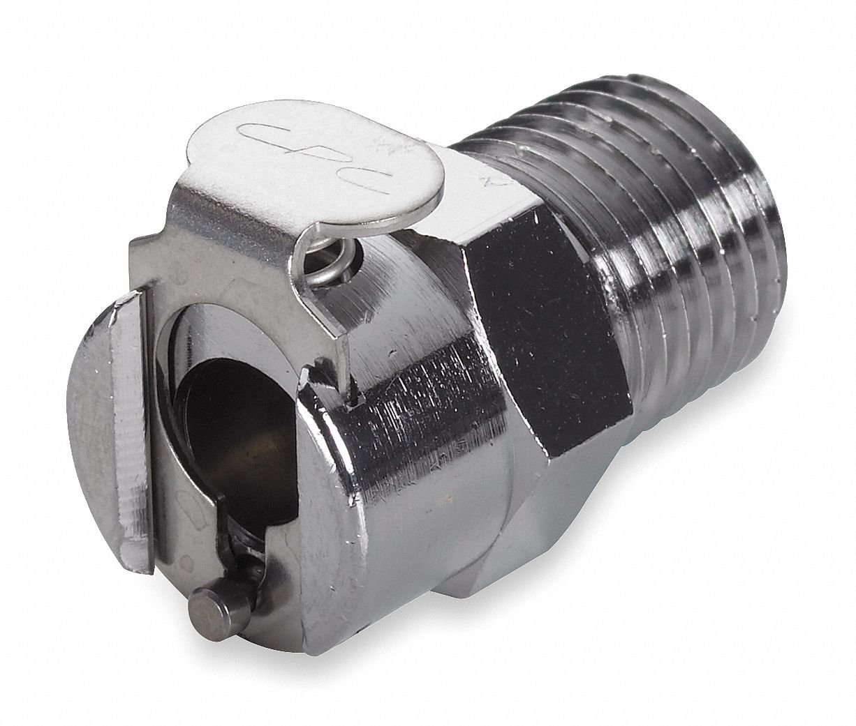 Colder Products LC Series Shut-Off MNPT Inline Coupler for LC and PLC Inserts - LCD10004