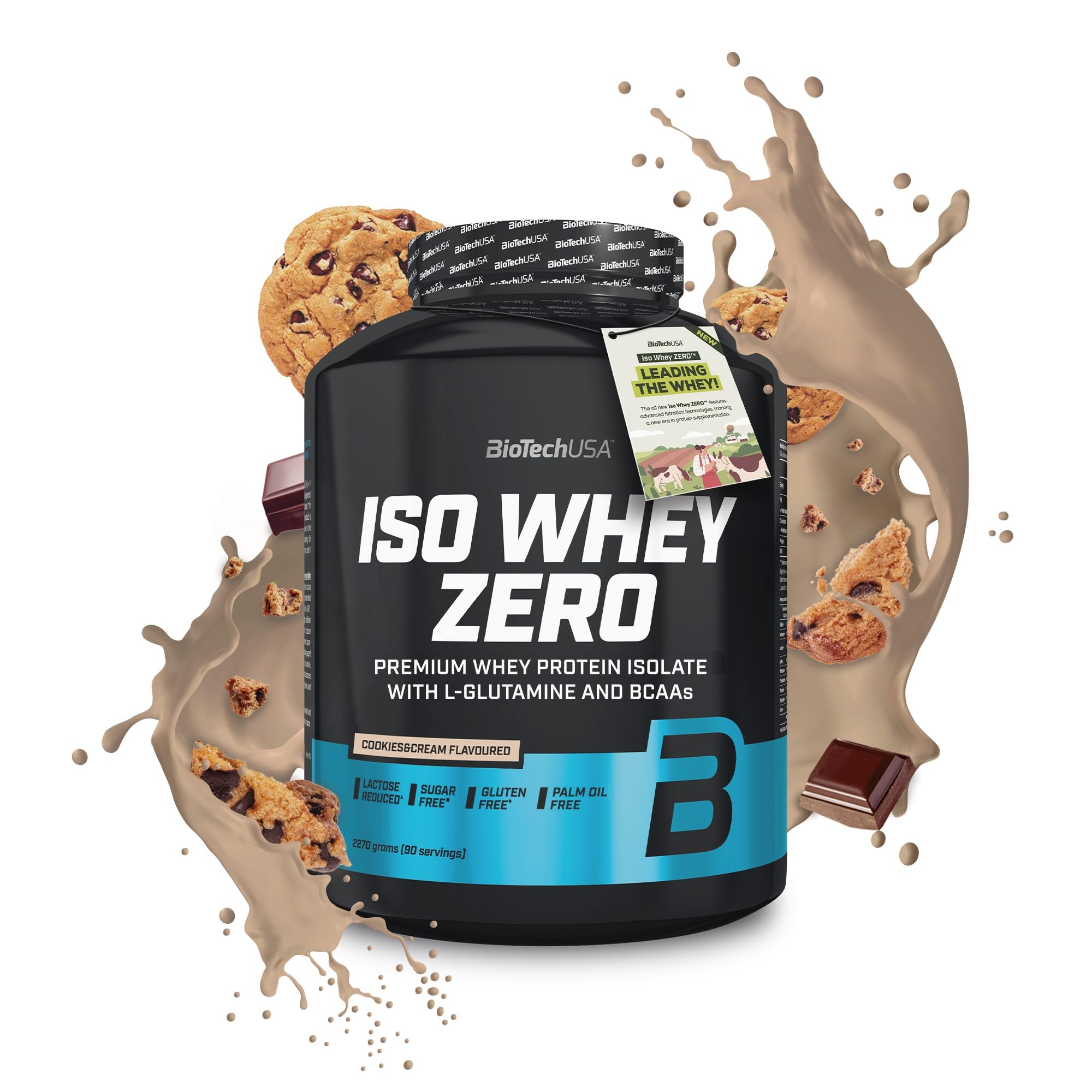 Biotech USA - ISO Whey Zero - 2270g - Crema di Biscotti - Cookies&cream
