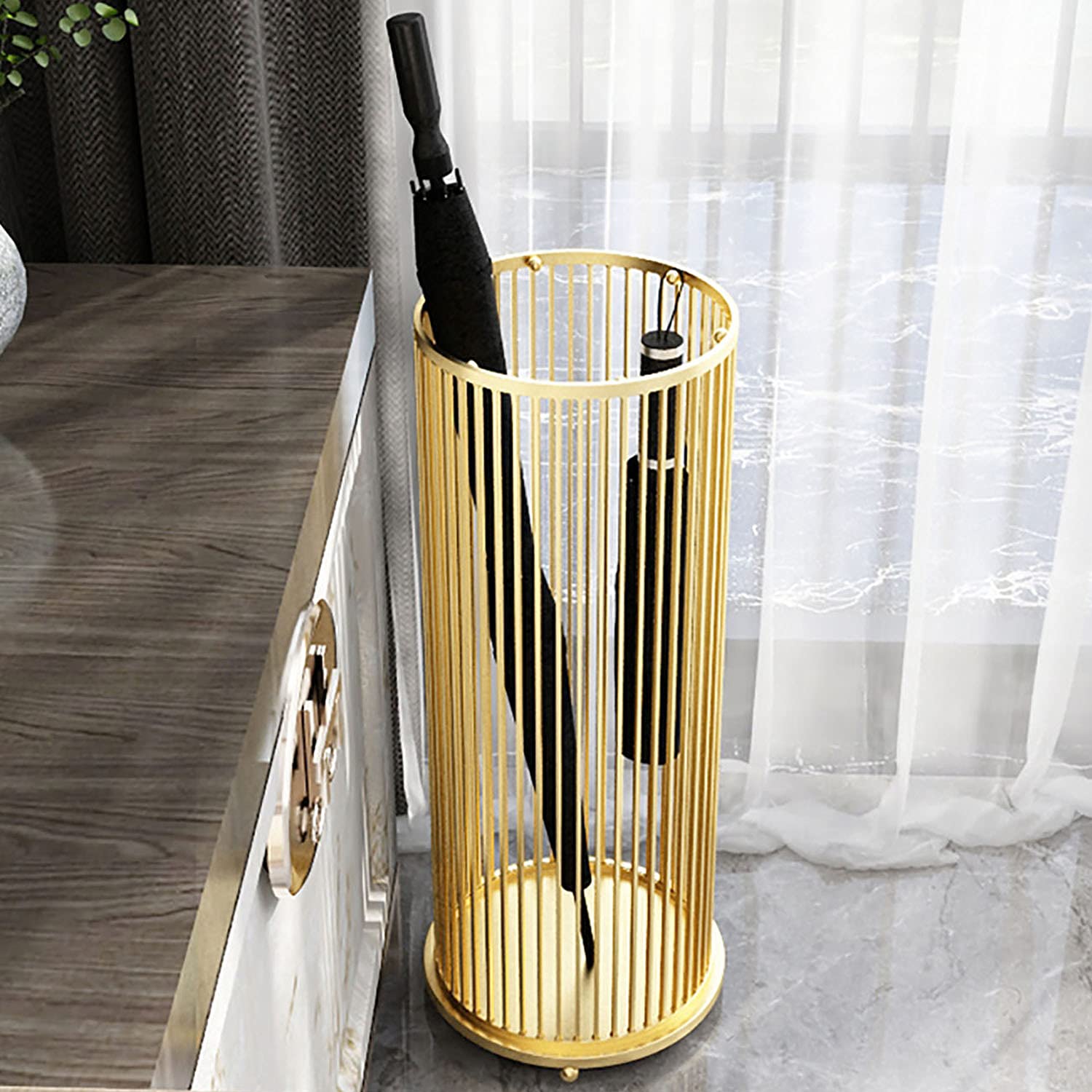 Porte-parapluie DASHADAO en métal : finissez-en avec les sols mouillés dans l'entrée