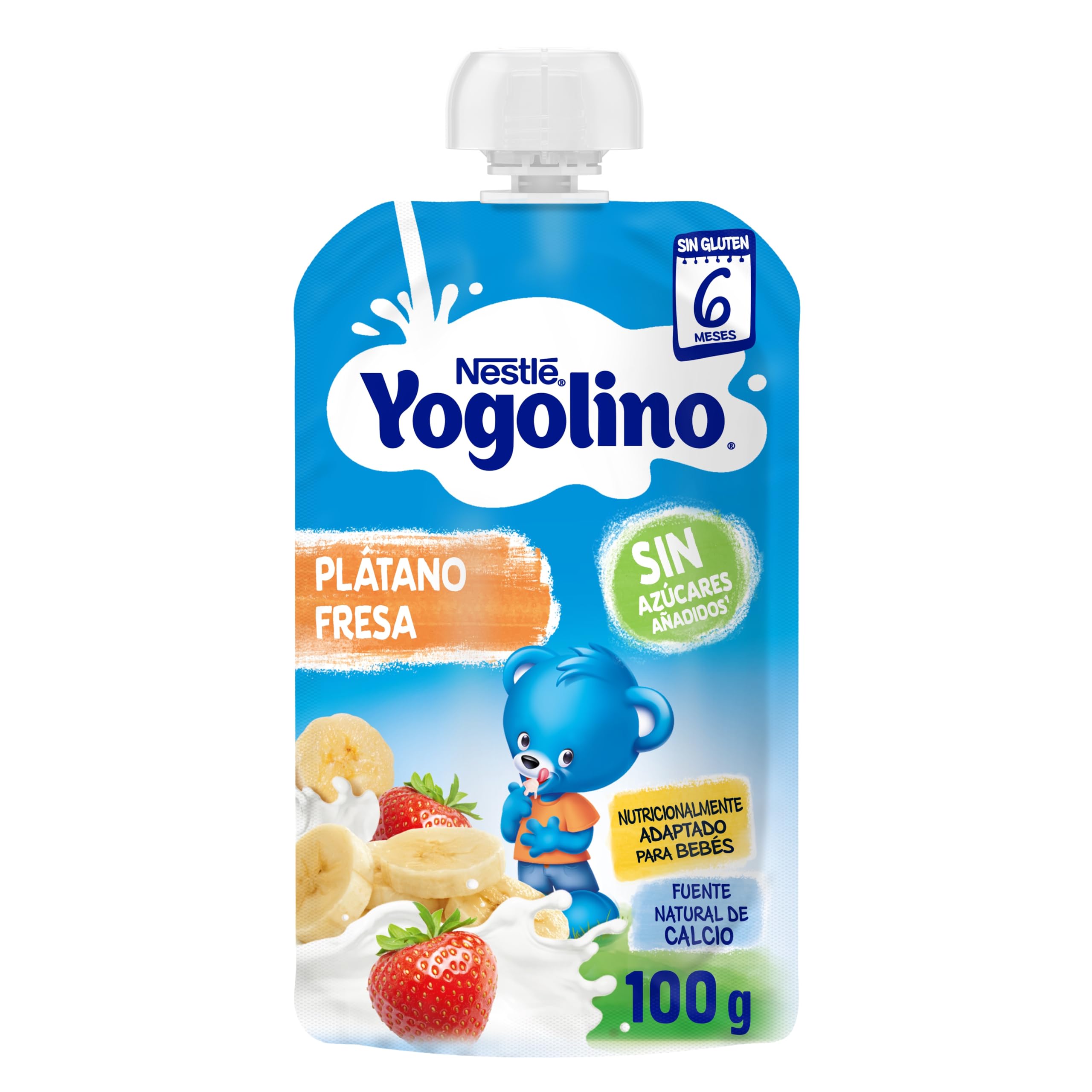 Nestlé Yogolino Lácteo Infantil Fresa Plátano 100 g