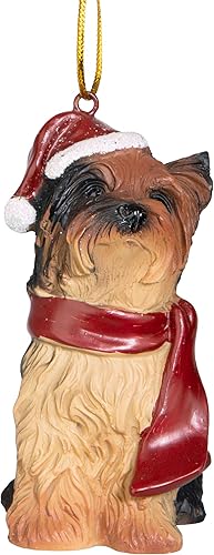 Miniatura 1 de Design Toscano - Figura de perro para decoración navideña.