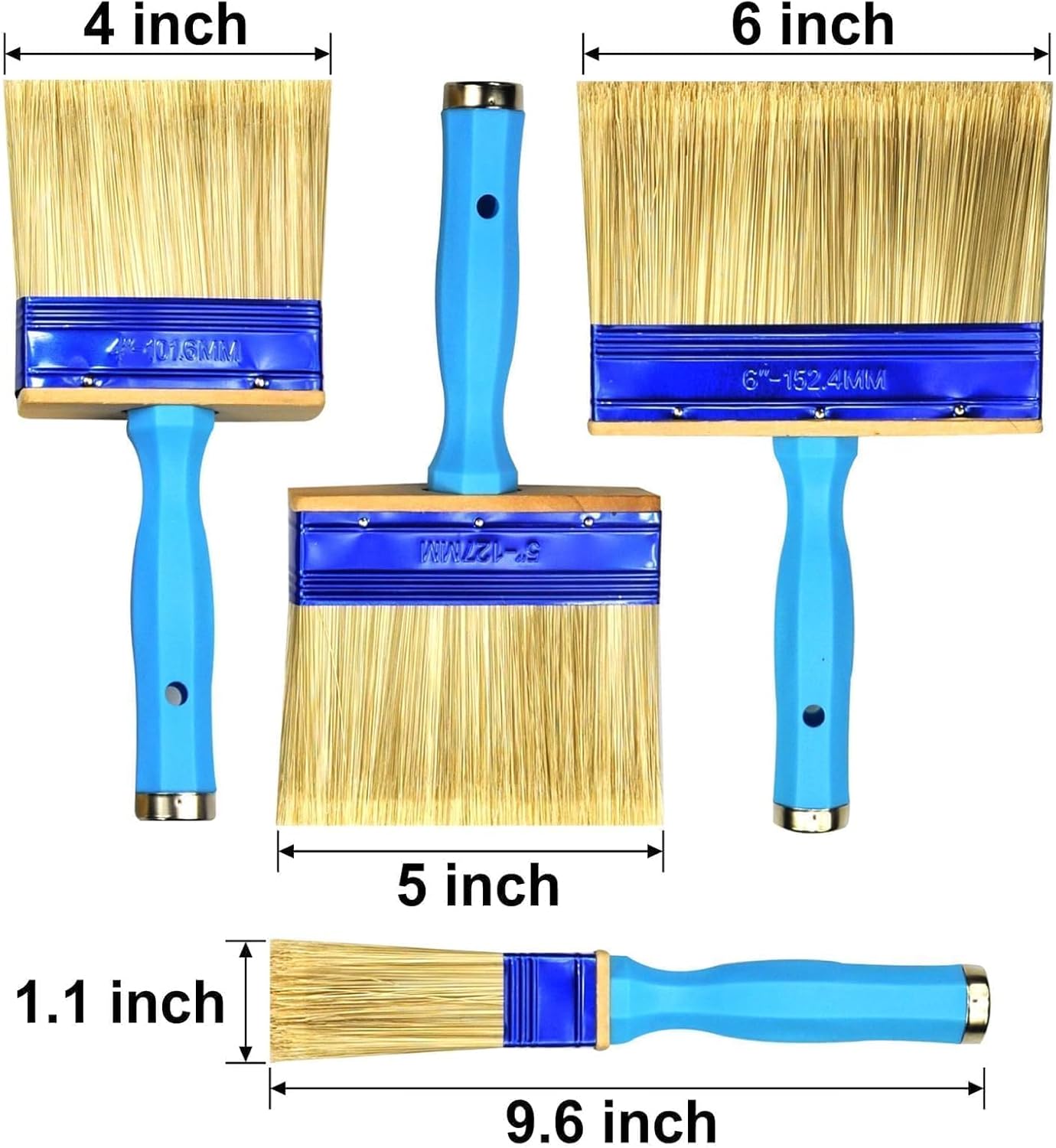 Drop Cloth with 3 Stain Brushes