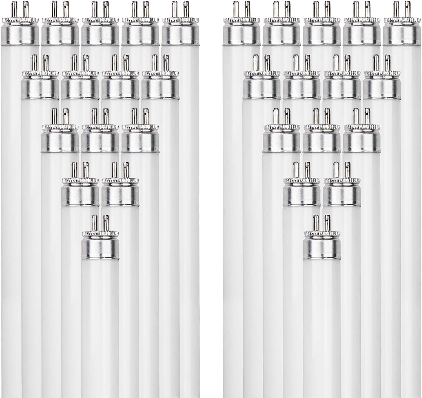 Sunlite F54T5/835/HO 54-Watt T5 Linear Fluorescent Light Bulb Mini Bi Pin Base, 3500K, 40-Pack-image-10