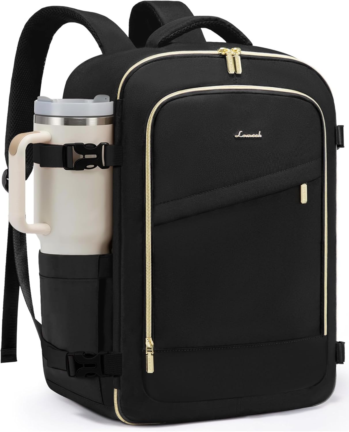 LOVEVOOK Sac de Voyage Cabine 40x20x25 cm, Sac à Dos Avion Léger et Étanche, Bagage Main Femme Homme pour Ryanair EasyJet, Sacs à Main de Voyage, Weekend, Affaires, Voyage, Valise Cabine Compacte