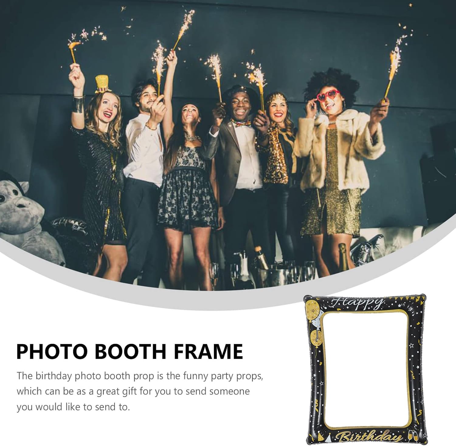 Photo Booth Frame Inflatable Photo Booth Frame Prop Happy Birthday Birthday Party Favors