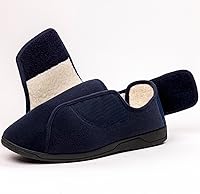 Vista 38 de EuropeanSoftest - Pantuflas clásicas con forro de rizo francés para mujer, con espuma viscoelástica 80-D, transpirables, lavables, para interiores