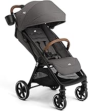 Joie Nutmeg Compact Stroller – Lightweight and Compact Stroller with One-Hand Fold (Thunder)