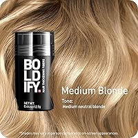 Vista 103 de BOLDIFY - Fibras de pelo para el cabello fino (gris), indetectables, botella de 2 onzas; oculta completamente la pérdida de cabello en 15 segundos