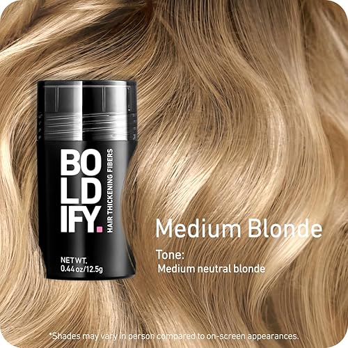 Miniatura 103 de BOLDIFY - Fibras de pelo para el cabello fino (gris), indetectables, botella de 2 onzas; oculta completamente la pérdida de cabello en 15 segundos