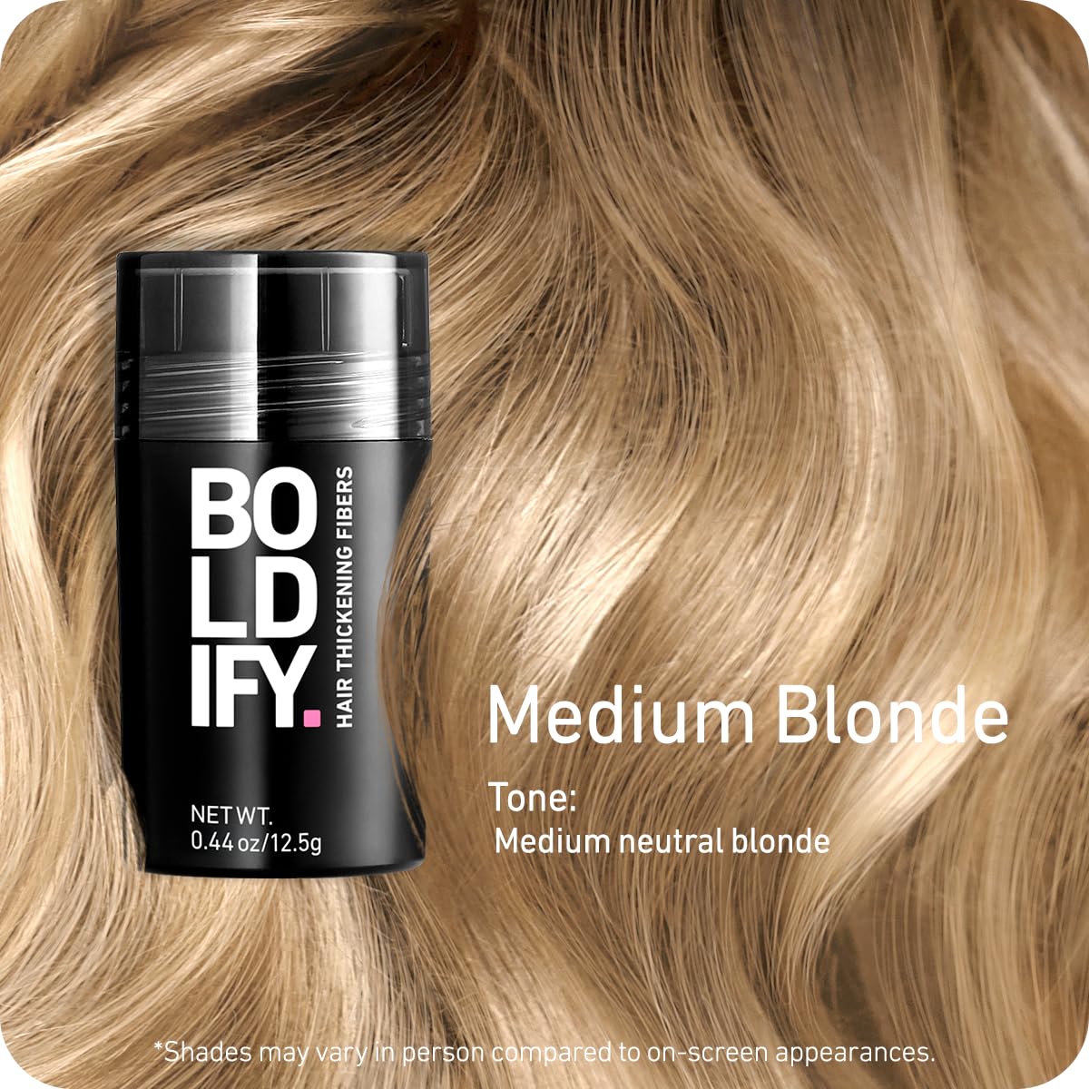 BOLDIFY Hair Fibres (12.5g), Fill In Thinning and Fine Hair for an Instantly Fuller Thicker Look, 14 Shades for Women and Men - Image 2