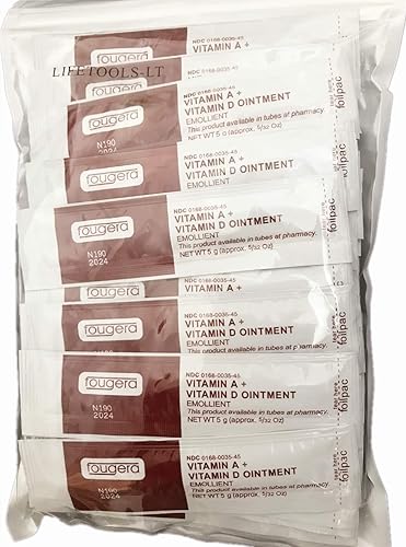 50 unidades de gel reparador de cicatrices, crema para después del cuidado, ungüento VITAMIN A & D, antiinflamatorio y anticicatrices, promueve la