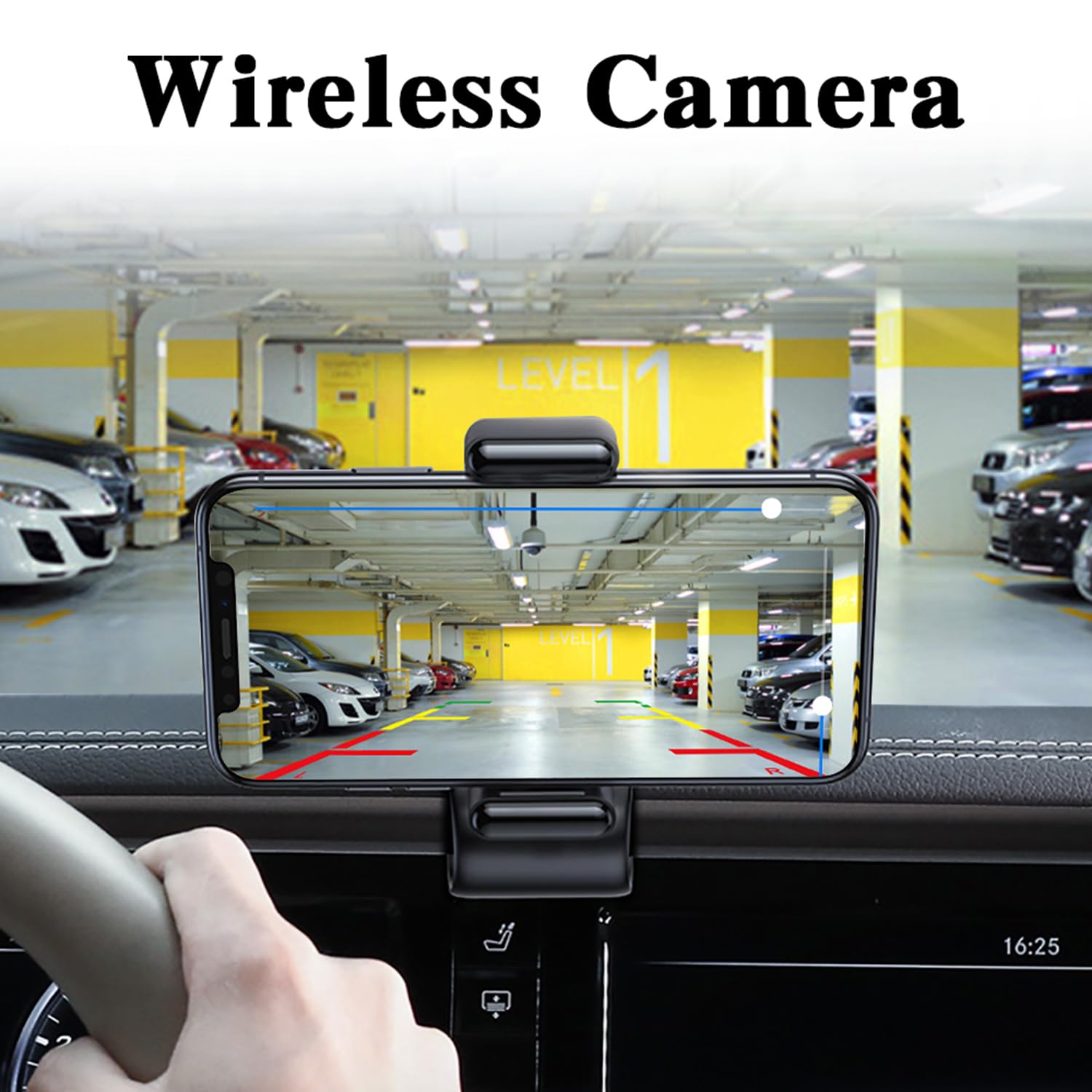 WiFi-Rückfahrkamera 5 V USB/12 V HD Nachtsichtkamera wasserdicht kompatibel mit Android IOS Motorrad Auto Wohnmobil