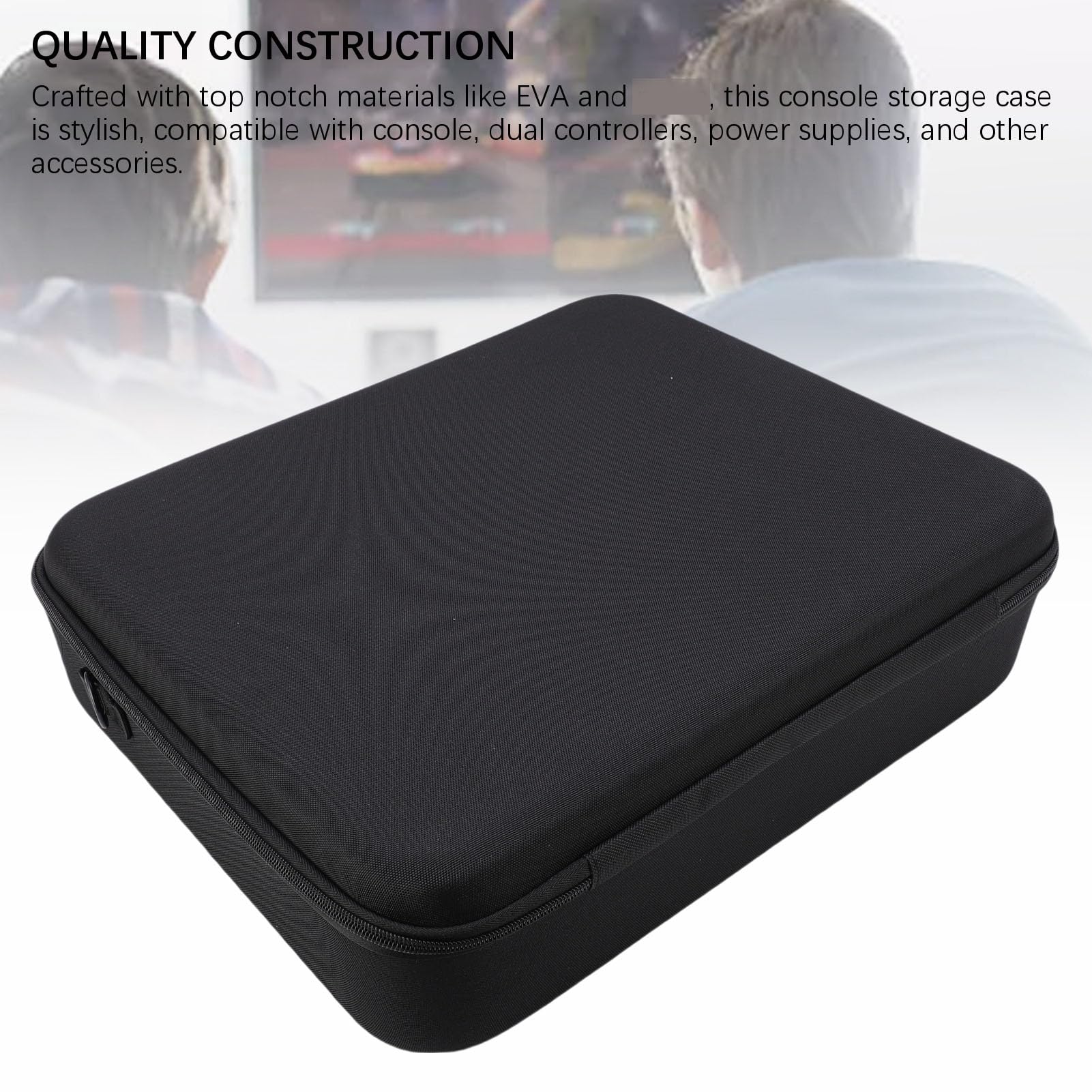 Tomantery Estuche Protector para Consola de Juegos, Resistente a los Arañazos, a Prueba de Agua, Bolsa para Controladores Duales, a Prueba de Golpes para Viajes, Correa para el Hombro para Jugadores