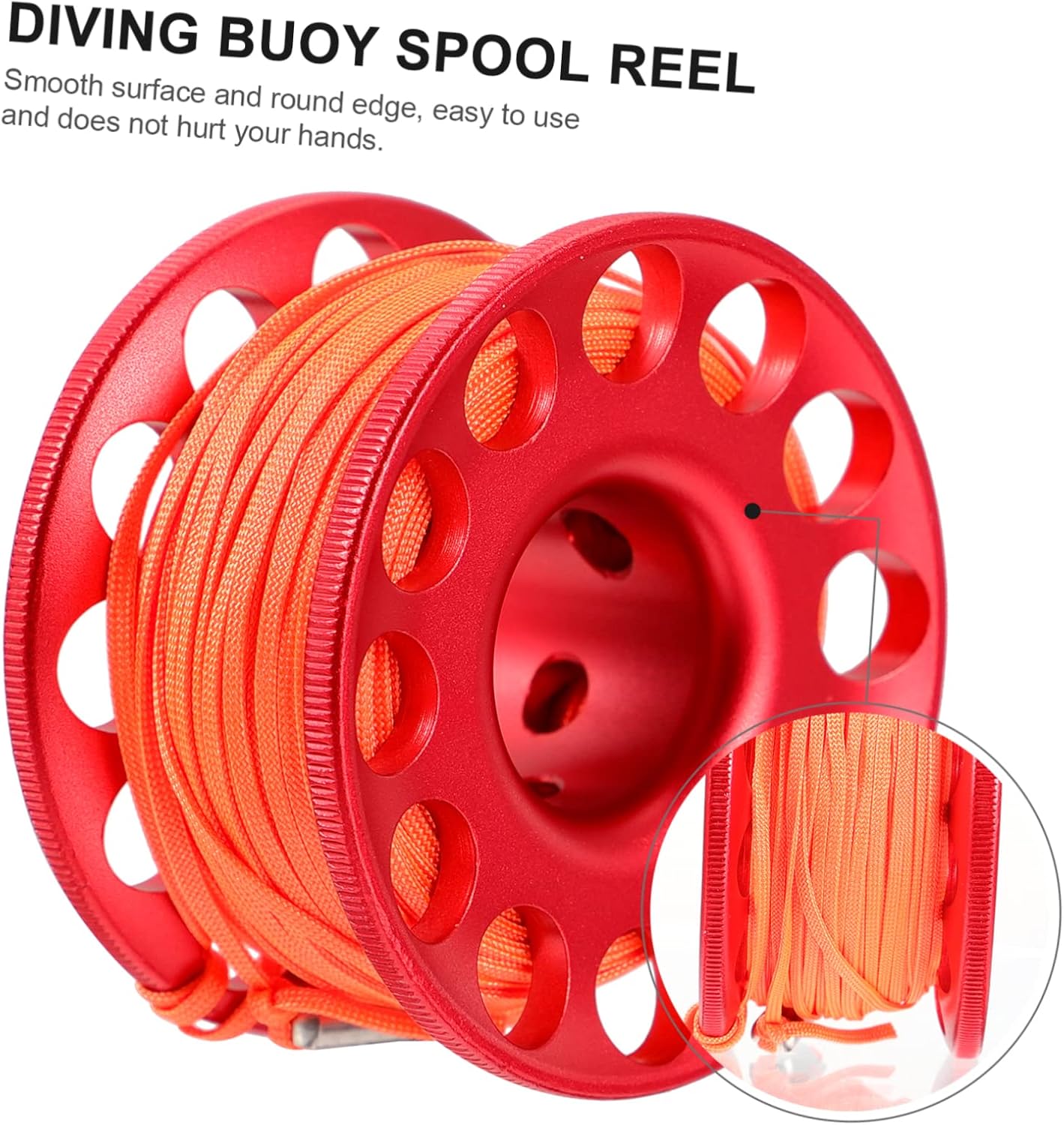 Garneck Anti-Winding Device Portable Scuba Diving Accessories Divers Gear Purpose Flexible Coiled Large Aluminum