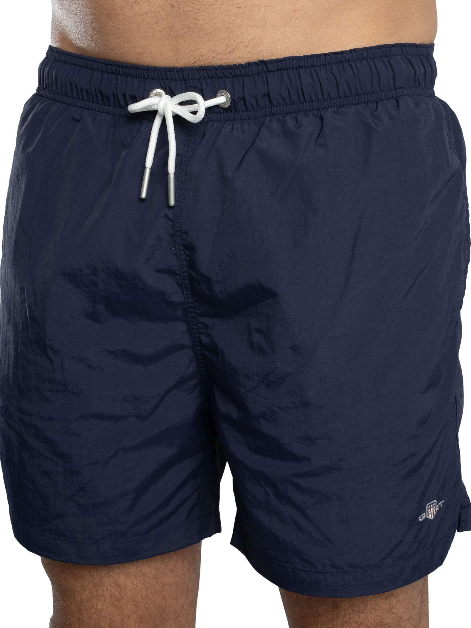 GANT Homme Logo Short De Bain, Marine, 3XL
