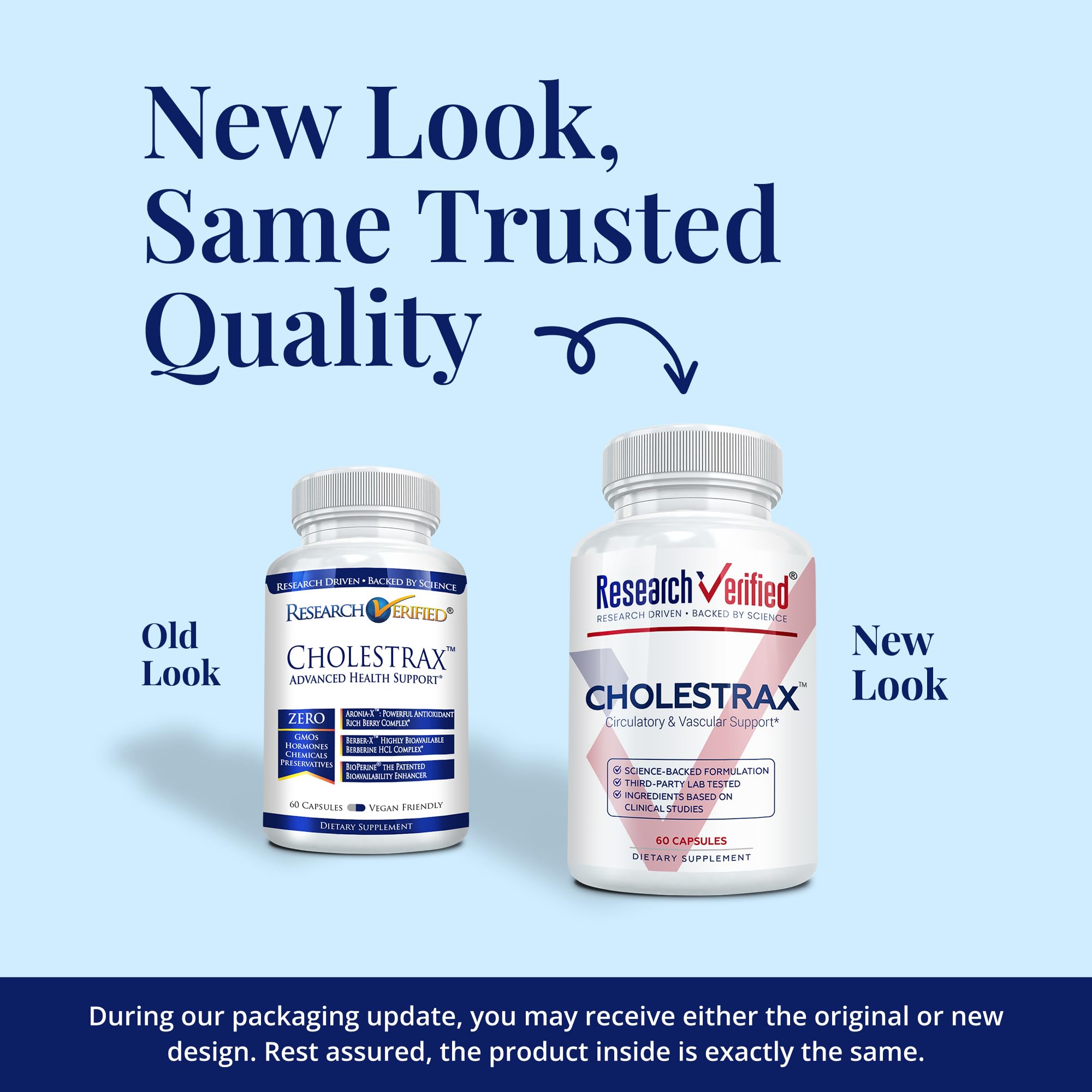 Research Verified Cholestrax - Support LDL and HDL Levels - Berberine, Lecithin, Berry Complex - 180 Capsules - 3 Month Supply - Vegan — Amazon image 2