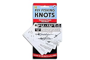 Pro-Knot Fly Fishing Knot Cards - Learn & Practice Fishing Knots With Durable Waterproof Cards