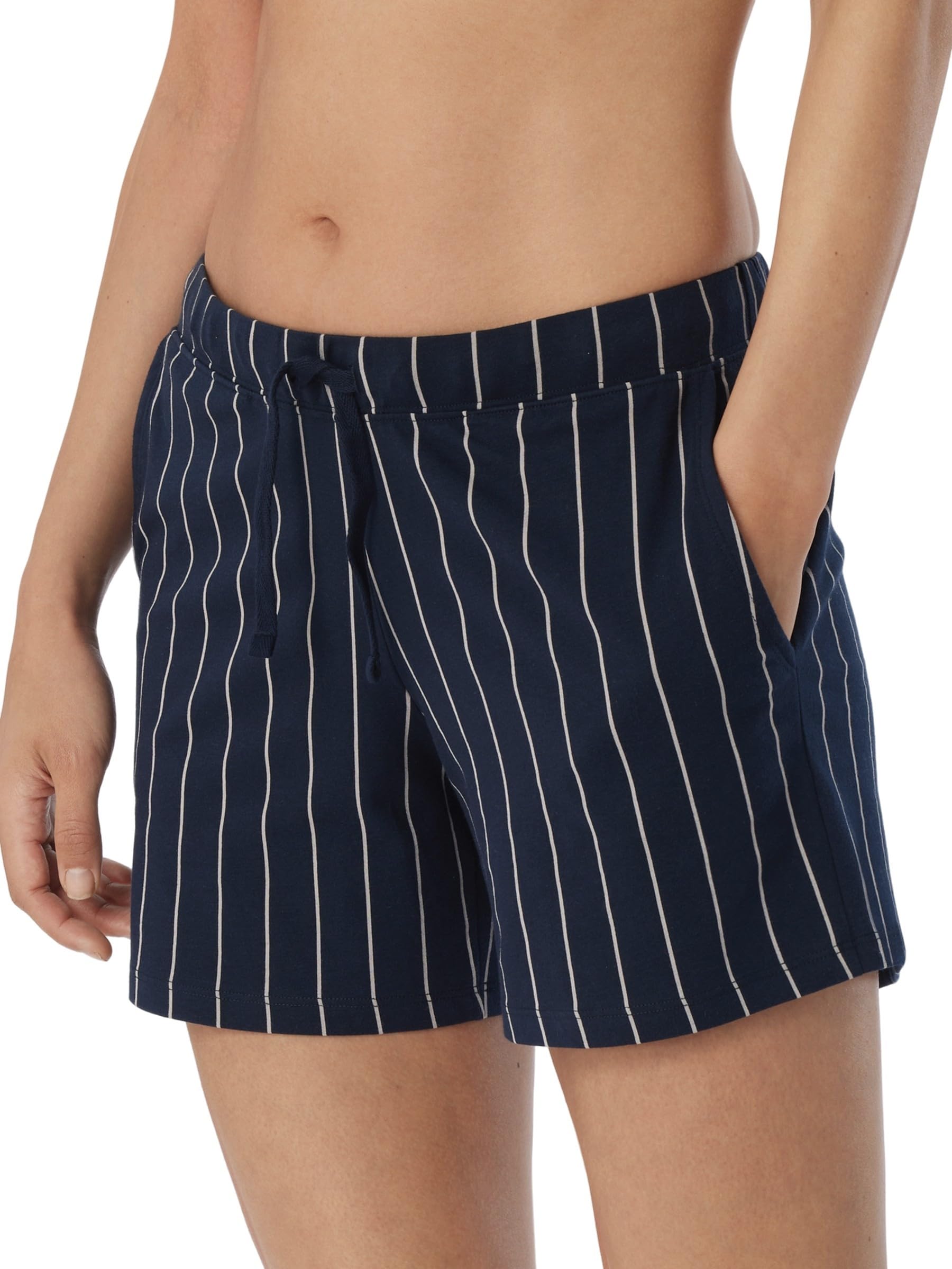 Schiesser Women's Short Cotton Pyjama Bottoms - Mix + Relax