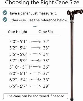 Asterom Handcrafted Canes for Men, Ergonomic Wooden Walking Cane, Oak Wood