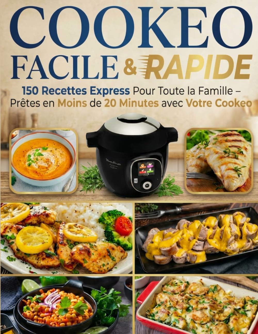 Cookeo Facile & Rapide: 150 Recettes Express Pour Toute la Famille – Prêtes en Moins de 20 Minutes avec Votre Cookeo