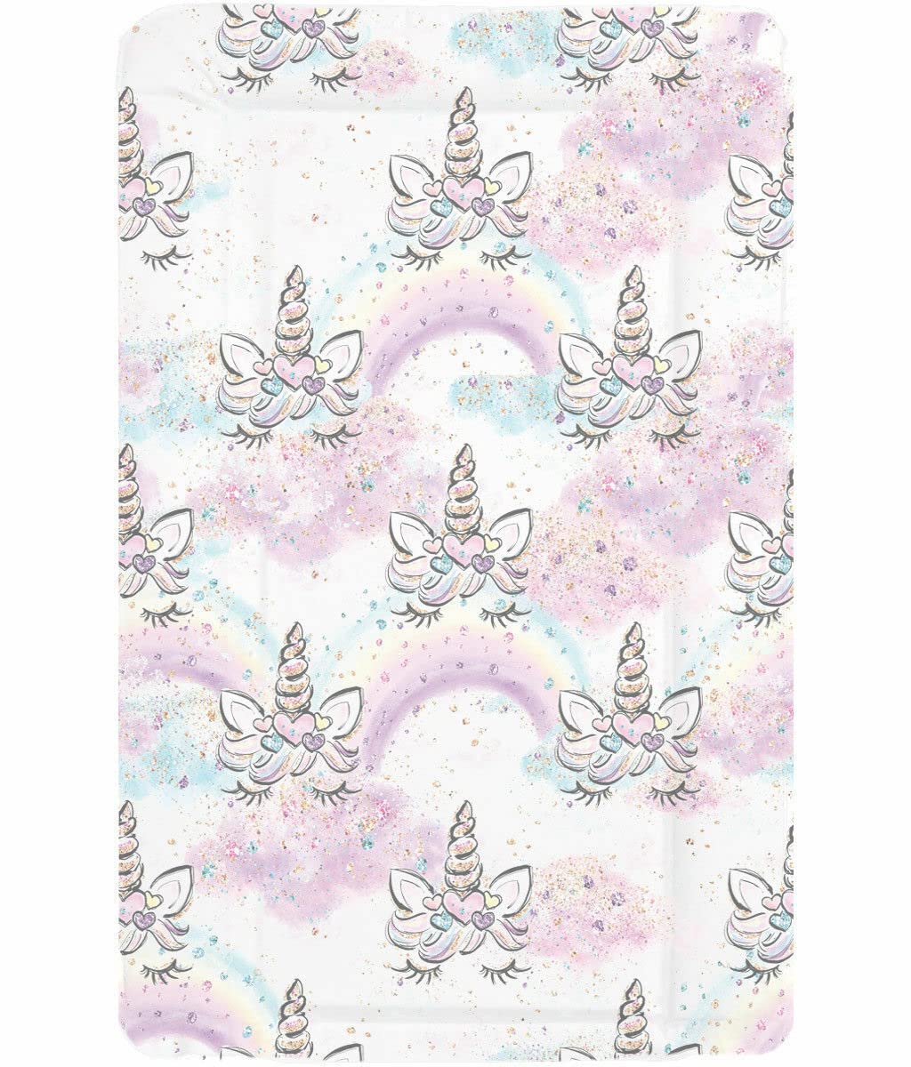 Sunnybabies Sleepy Unicorn Changing Mat Unisex Soft Padded Deluxe