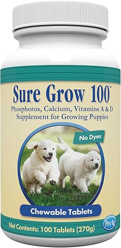 Suplemento para perros Sure Grow, 100 comprimidos