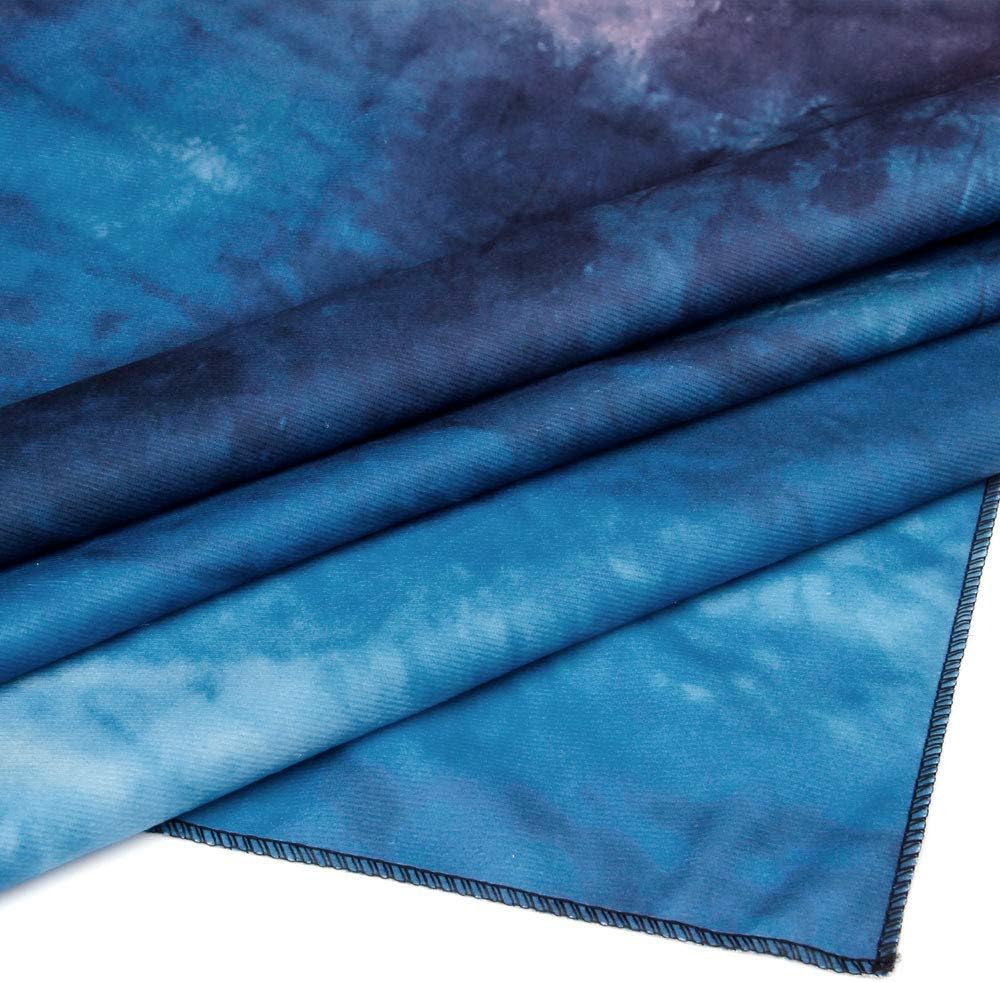 econious Photography Backdrop, 5x7ft Abstract Aurora Blue Portrait Backdrop for Photography, Studio Props Photo Backdrop with Rod Pocket