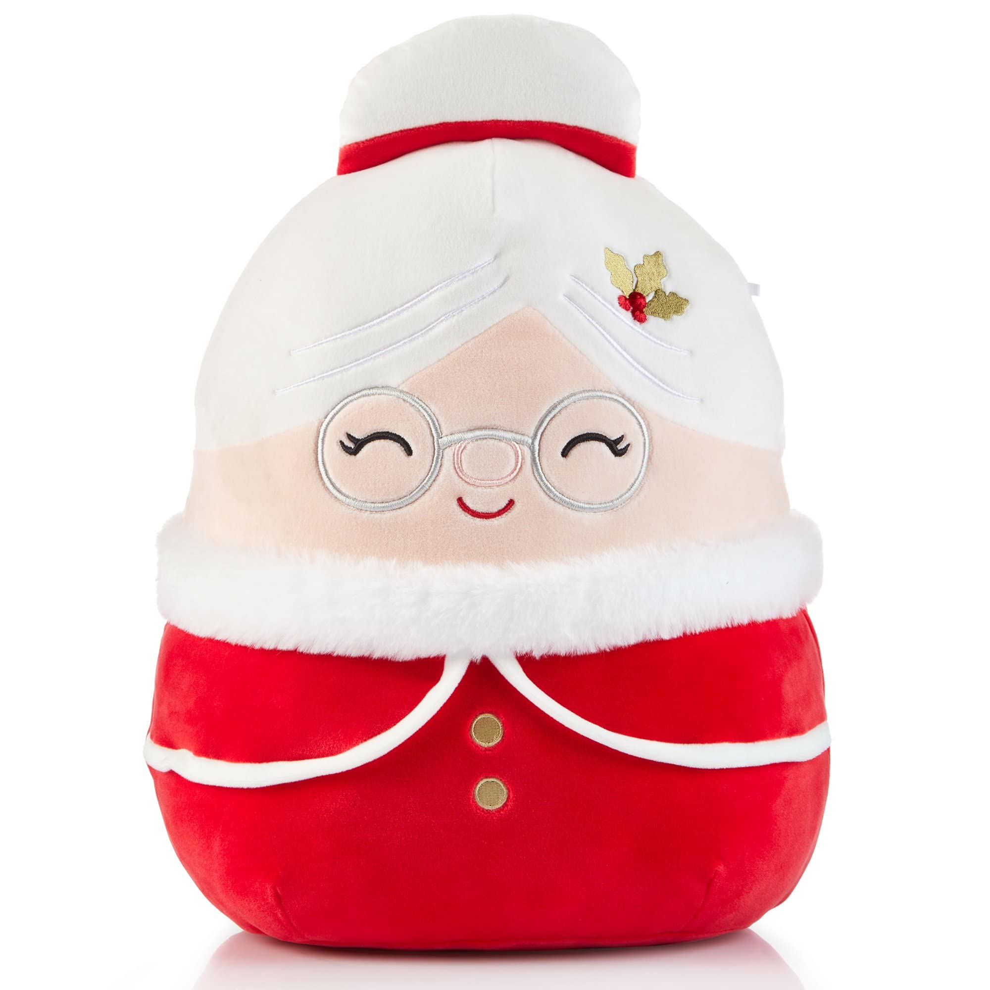 Squishmallow 12" Nicolette Mrs. Santa Claus - Official Kellytoy Christmas Plush - Soft and Squishy Holiday Mrs. Santa Claus Stuffed Animal Toy - Great Gift for Kids