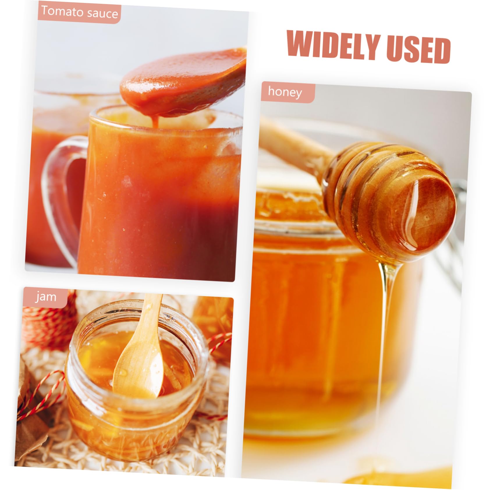 HEALEEP with Lids Honey Squeeze Bottle Salad Dressing Bottle Sauce Squeeze Containers