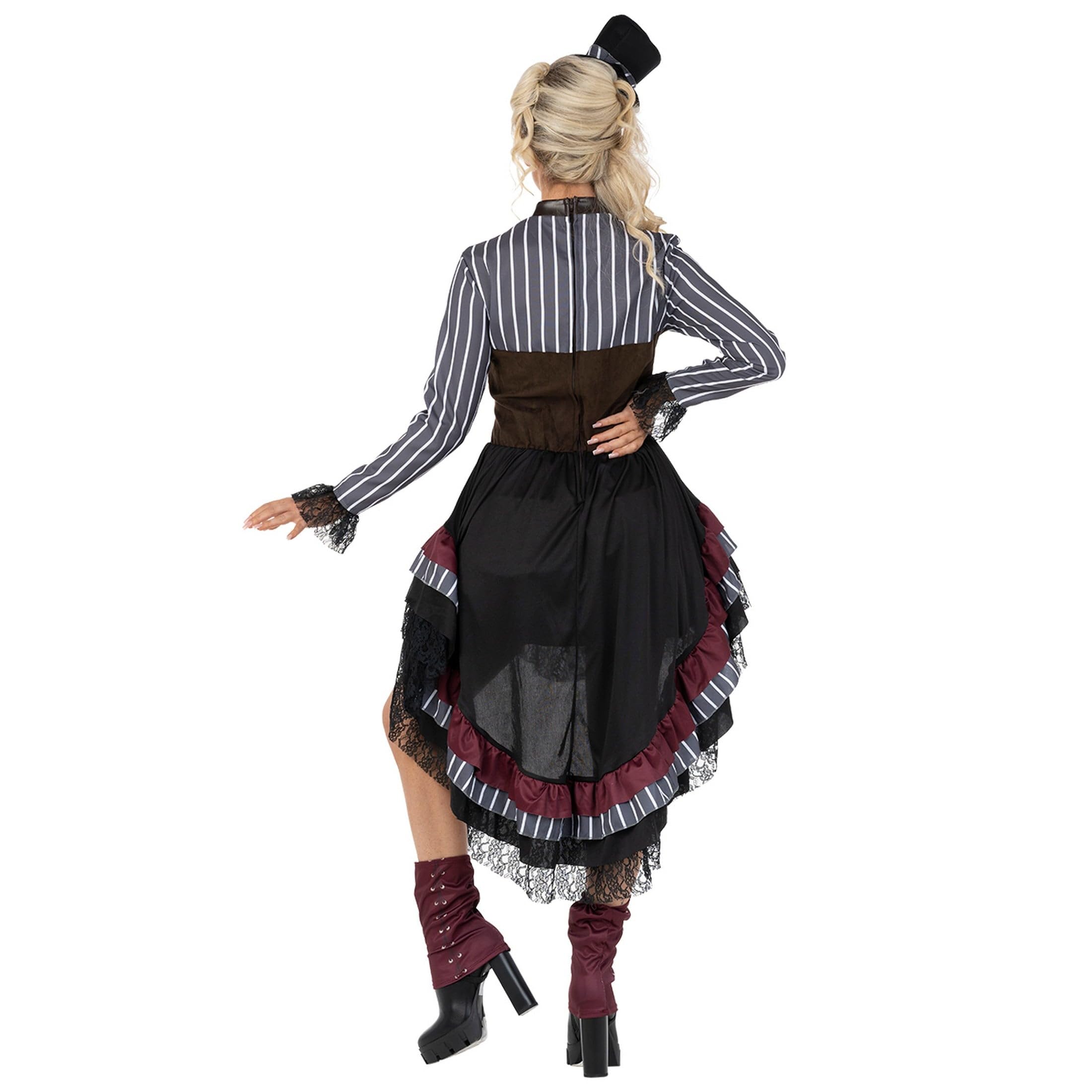 Morph - Disfraz de mujer de lujo para mujer, diseño gótico victoriano de Halloween para mujer, disponible en tallas S, M, L, XL