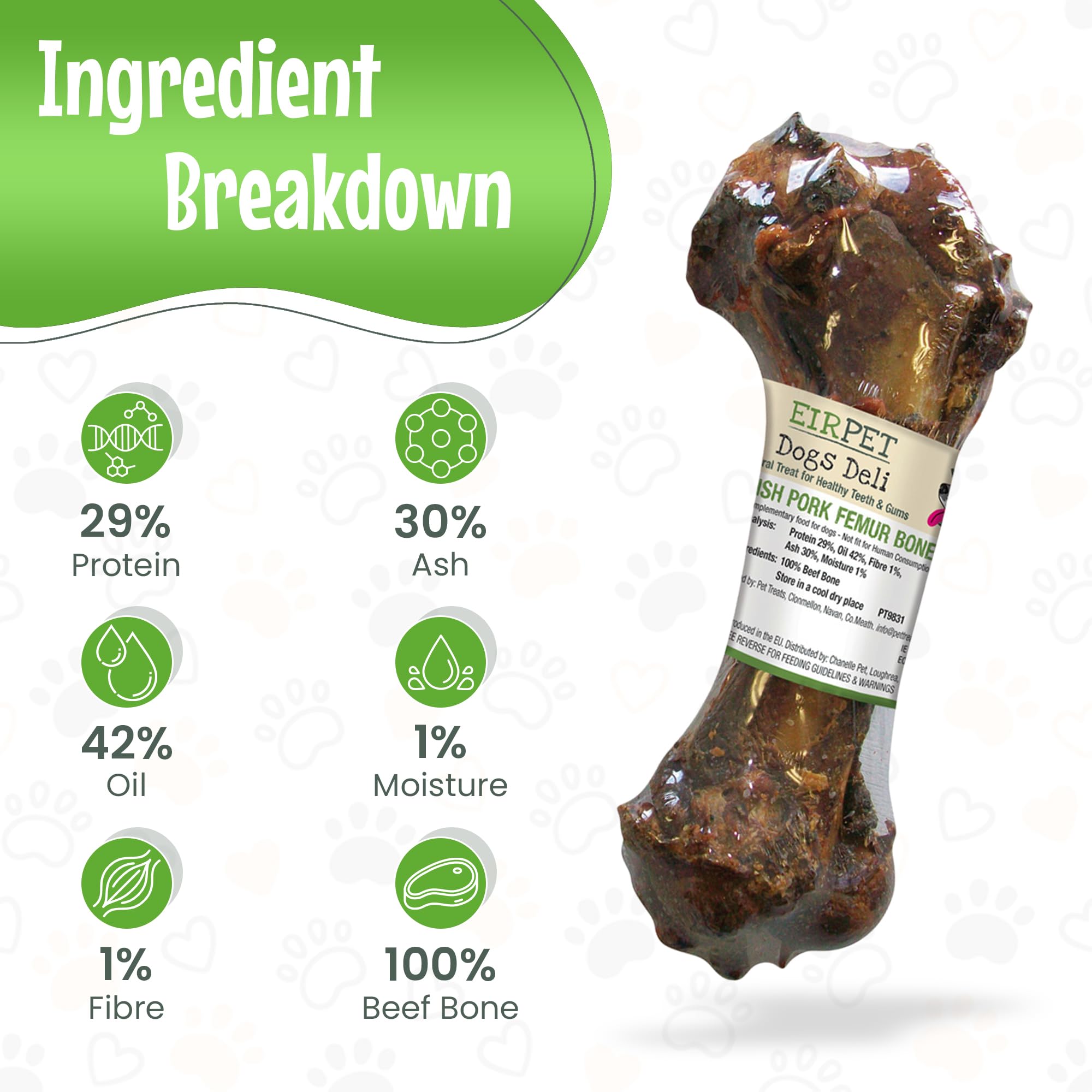 Eirpet Roast Pork Bone Dog Treat - Image 3