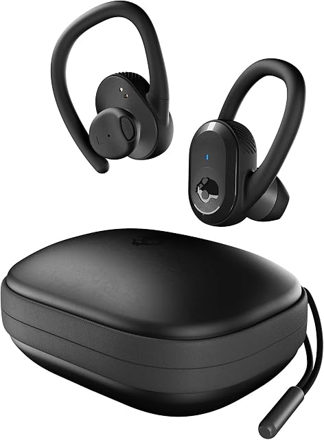 SKULLCANDY Push Ultra True Wireless Sport Earbuds via Bluetooth, IP67 Sweatproof and Waterproof, Up to 40 Hours of Total Battery - True Black