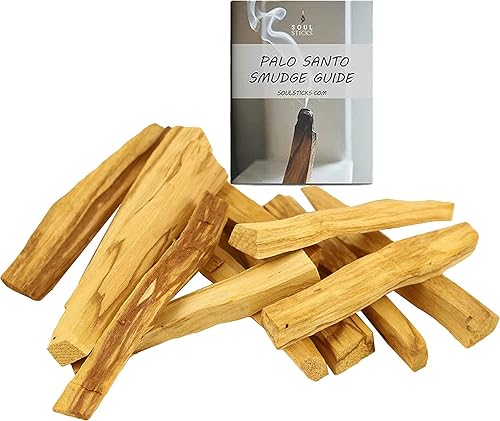 Miniatura 17 de Ancient VEDA Varillas de palo santo peruano 6 piezas con guía de sahumado – Alto contenido de resina, madera santa aromática de olor dulce