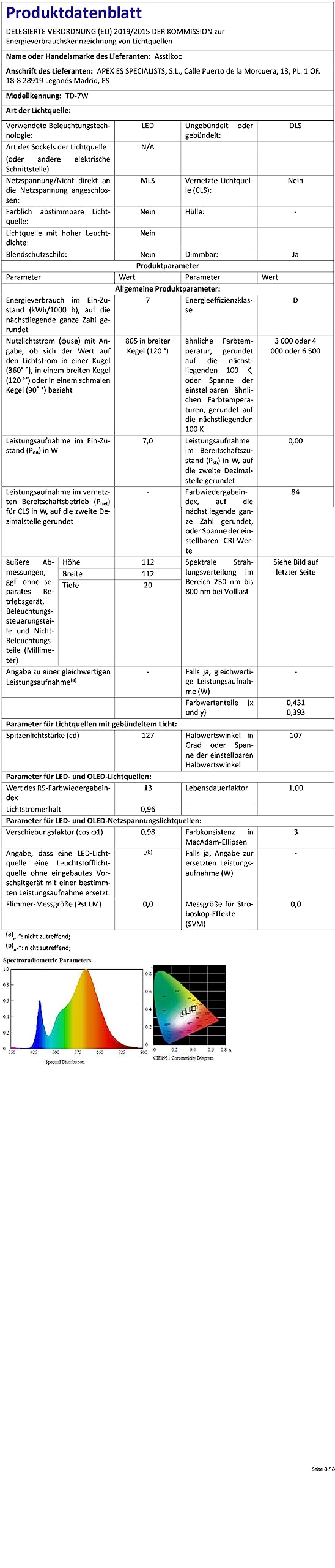 LED Einbaustrahler 230V Dimmbar, 7W 6er Set Einbauleuchten Deckenspots Deckenstrahler Lochöffnung Ø 85-100 mm, IP44 Ultra Flach LED Spots für Badezimmer Wohnzimmer