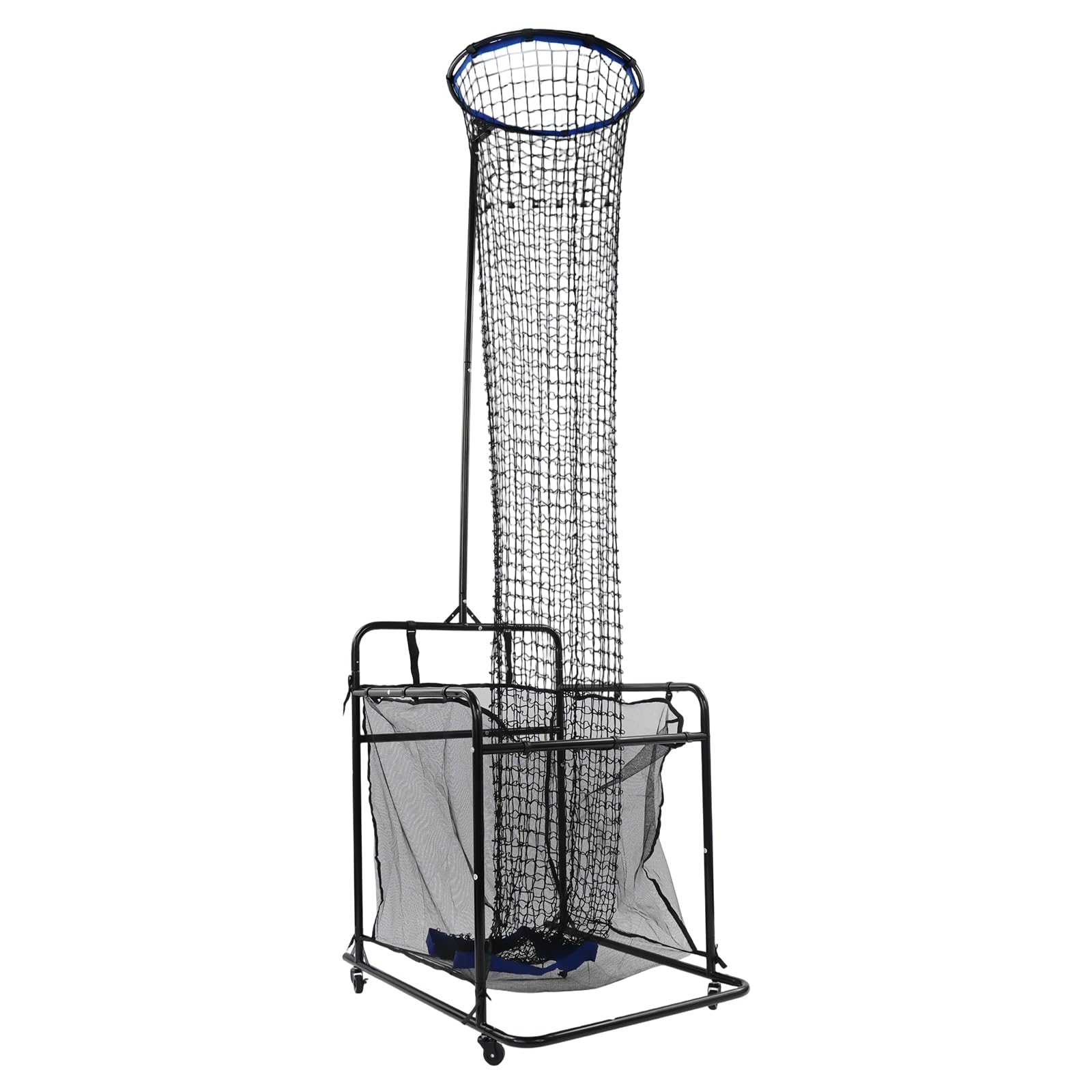 Rete da allenamento per pallavolo, 1,7-3,3 m, altezza e angolo regolabili | Pallavolo Setter Trainer con 4 ruote e borsa di raccolta, per giardino, sala e spiaggia
